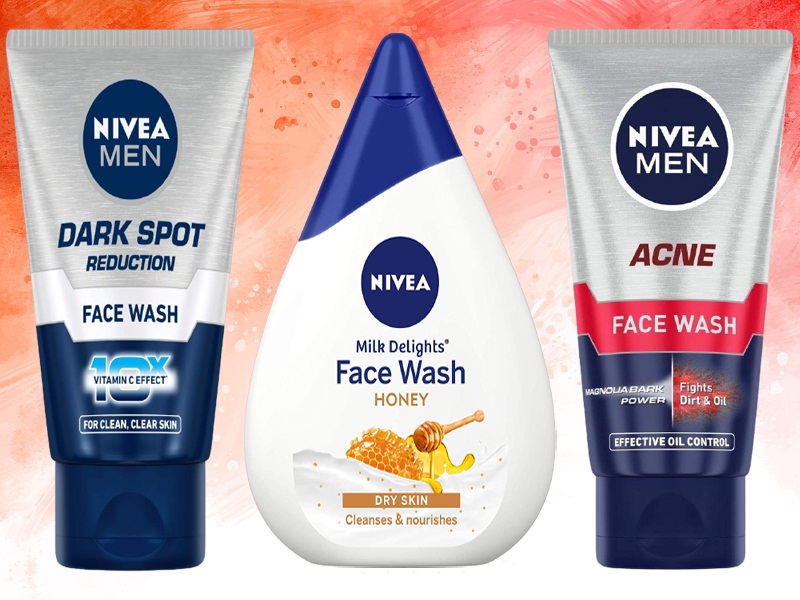 Different Nivea Face Washes For Oily And Sensitive Skin 7801